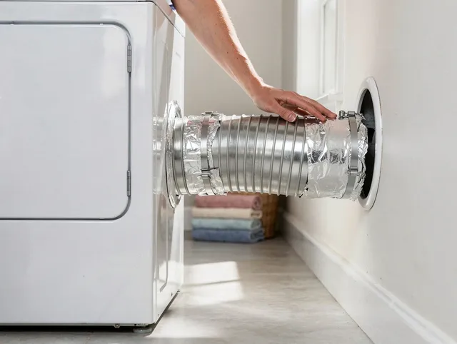 Professional dryer vent hose installation by Coto de Caza Dryer Vent Cleaning in Coto de Caza